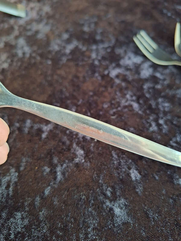 Vintage Set of Stainless-Steel Cake Forks