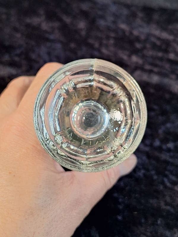 Vintage Pressed Glass Vase