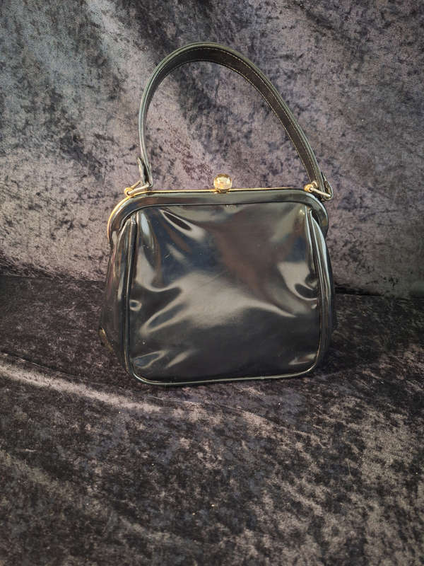 Vintage Black Handbag - B.