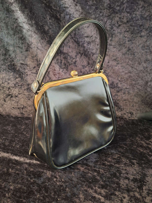 Vintage Black Handbag - B.
