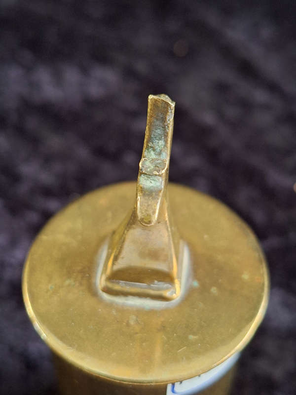 Vintage Hand Made Brass Bell - Handle Broken.