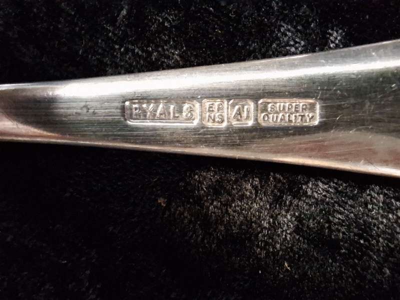 Vintage James Ryals EPNS-A1 Plating Table Spoons.