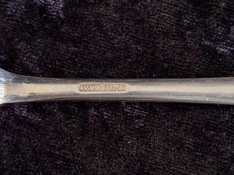 Vintage James Ryals EPNS-A1 Plating Dessert Spoons.
