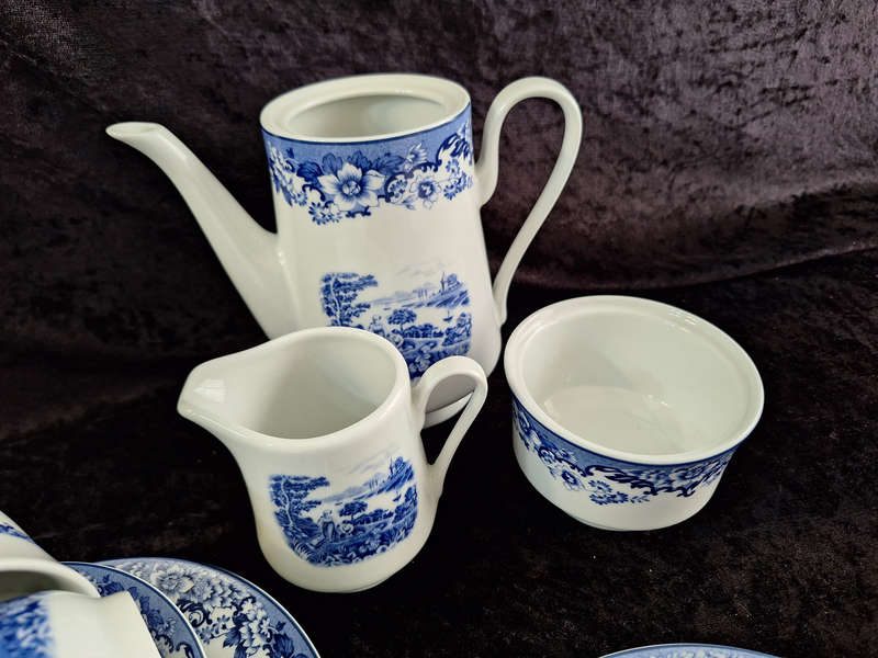 Beautiful William & James - Staffordshire Porcelain Tea Set.