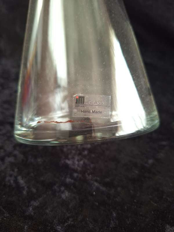 IM Glass - Hand made Portugal Decanter.