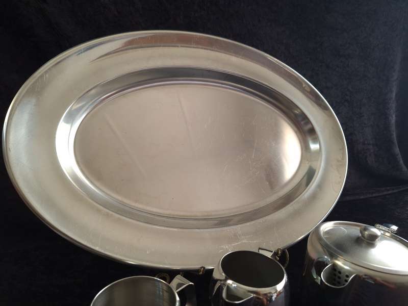 Lot of Vintage Stainless-Steel Items