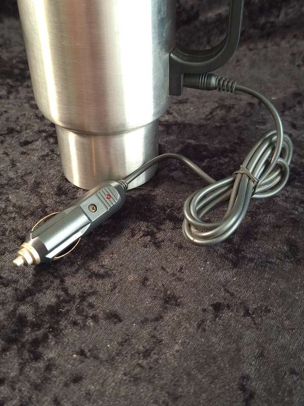Stainless Steel Traveling Electric Heat Mug. (Keeps your Coffee Warm)