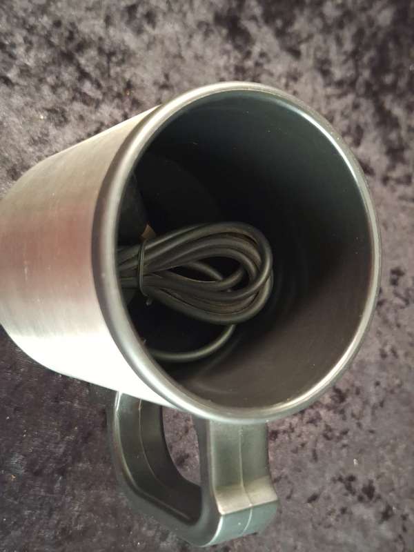 Stainless Steel Traveling Electric Heat Mug. (Keeps your Coffee Warm)