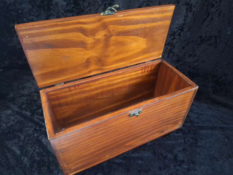 Vintage Hand Made Wooden Box.