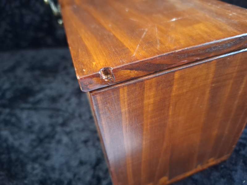 Vintage Hand Made Wooden Box.