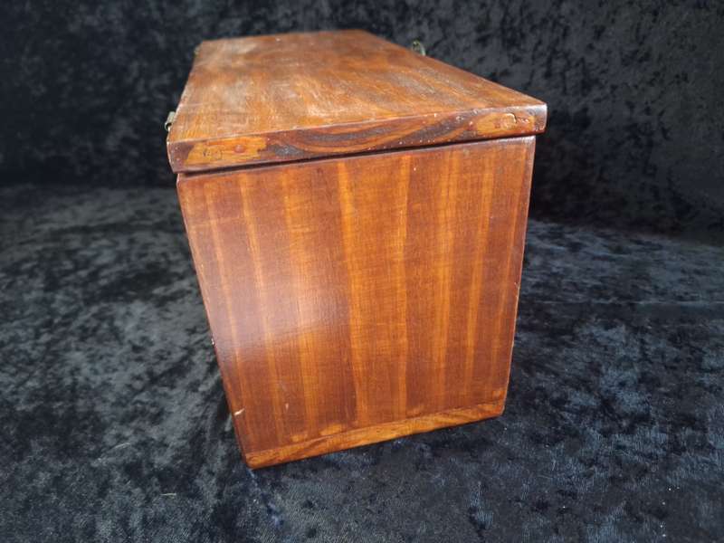 Vintage Hand Made Wooden Box.