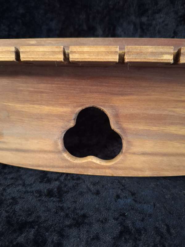 Vintage Medium Wooden Teaspoon Display Shelf.