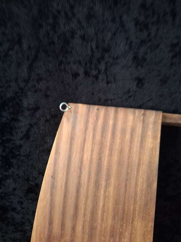 Vintage Medium Wooden Teaspoon Display Shelf.