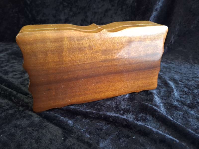 Vintage Wooden Playing Cards Storage Box