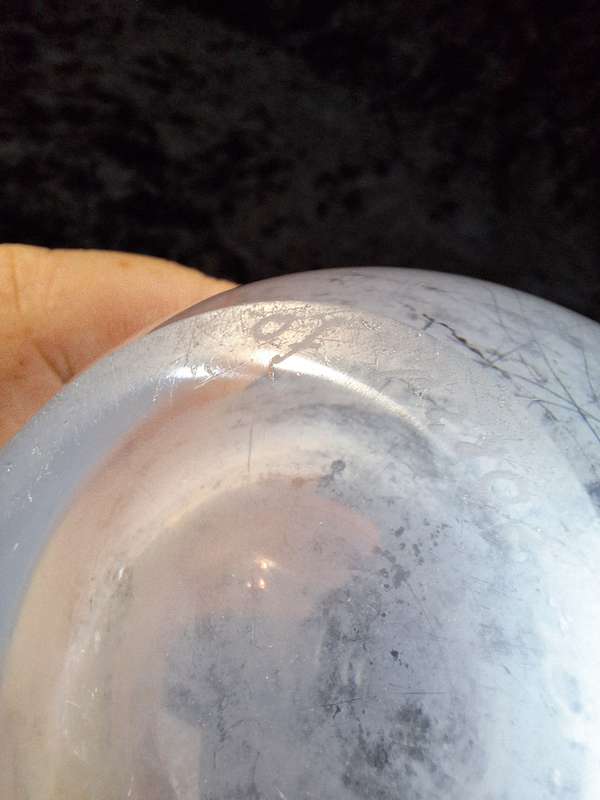 Vintage Swiss Signed Orrefors Crystal Vase (Water Stained)