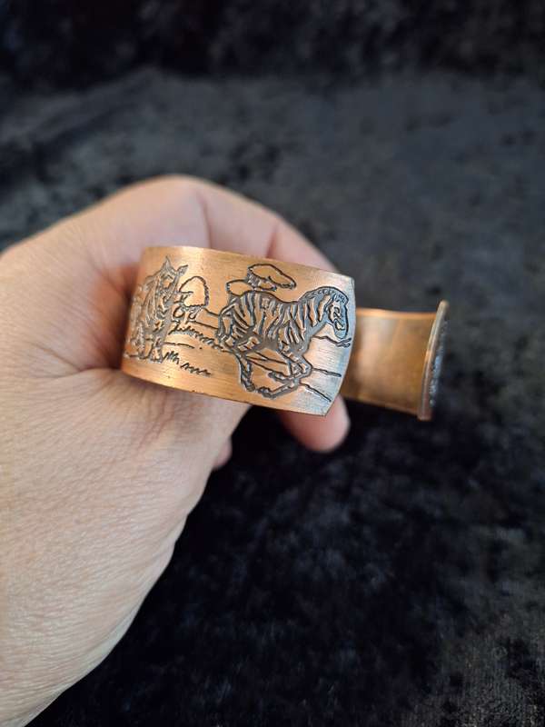 Vintage Copper African Bangle.