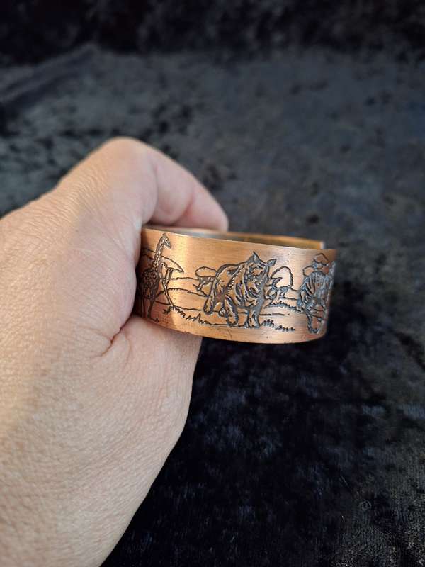 Vintage Copper African Bangle.