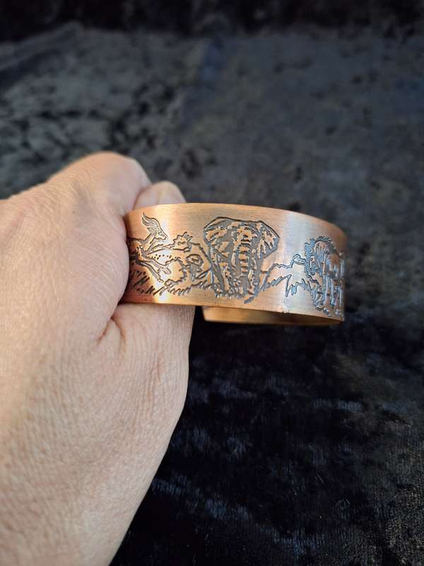 Vintage Copper African Bangle.