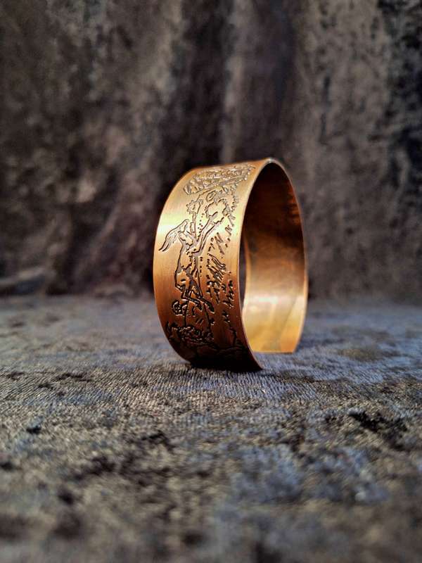 Vintage Copper African Bangle.