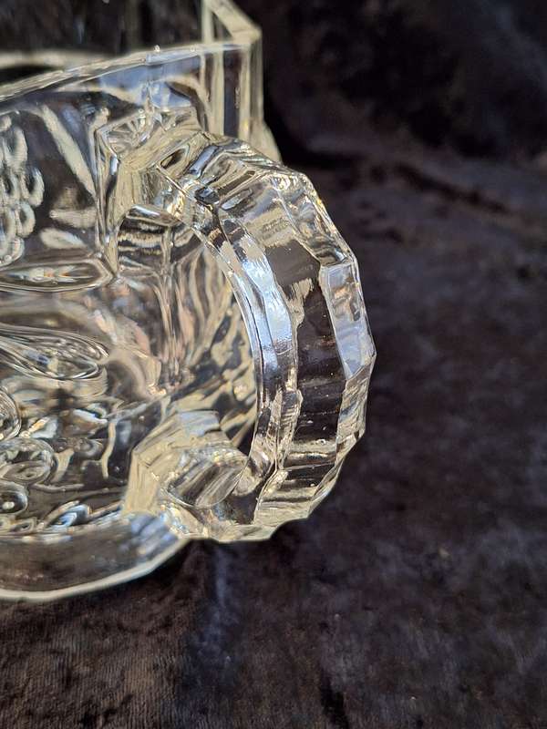 Stunning 1950's Vintage Pressed Glass Jug.