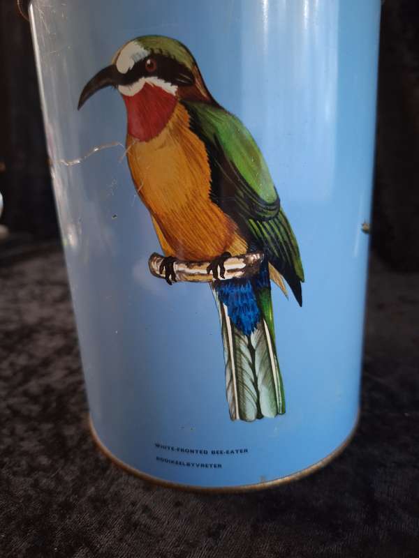 Vintage Koffiehuis S.A. Birds Coffee Tin.