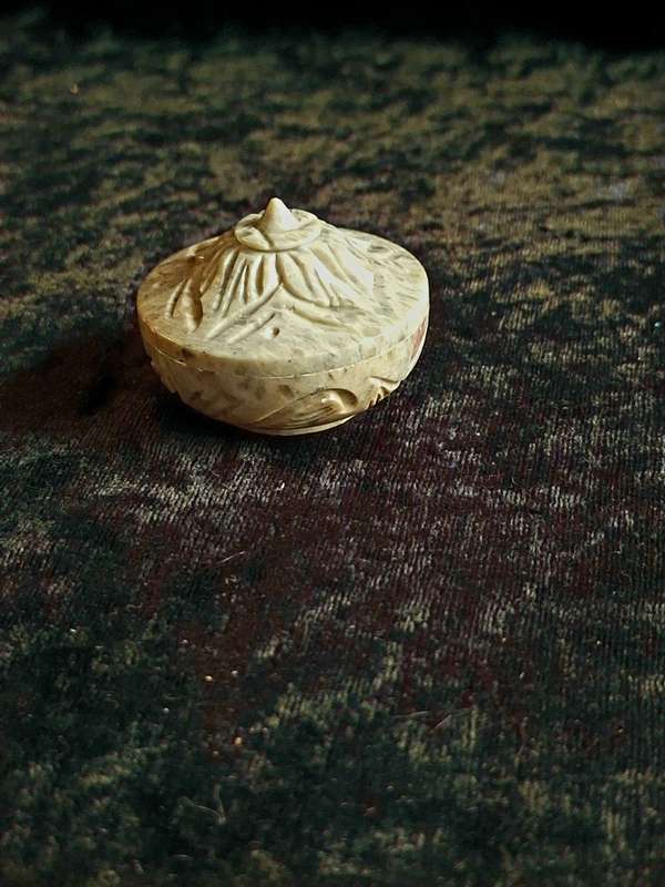 Vintage Indian Hand Carved Soapstone Trinket