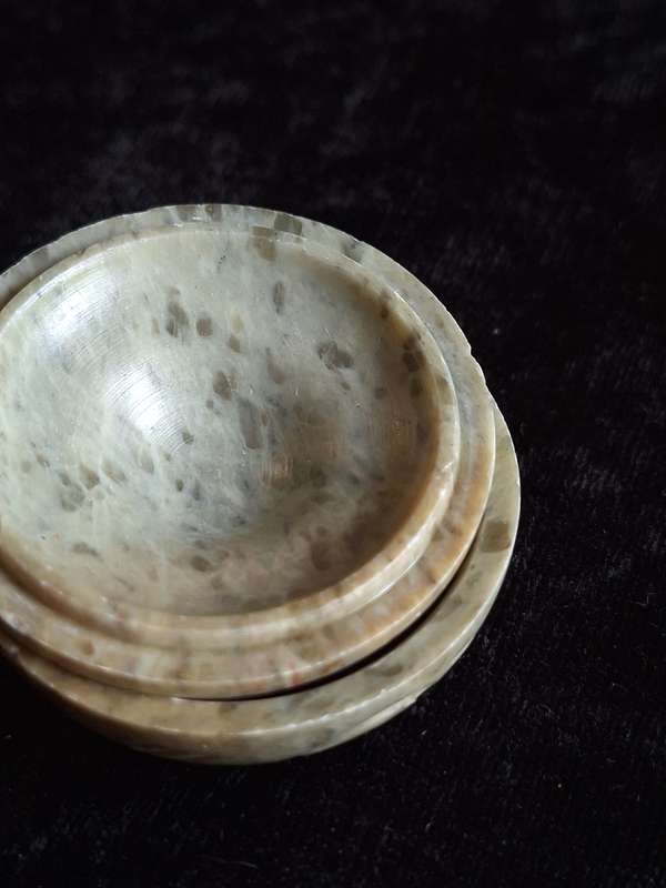 Vintage Indian Hand Carved Soapstone Trinket