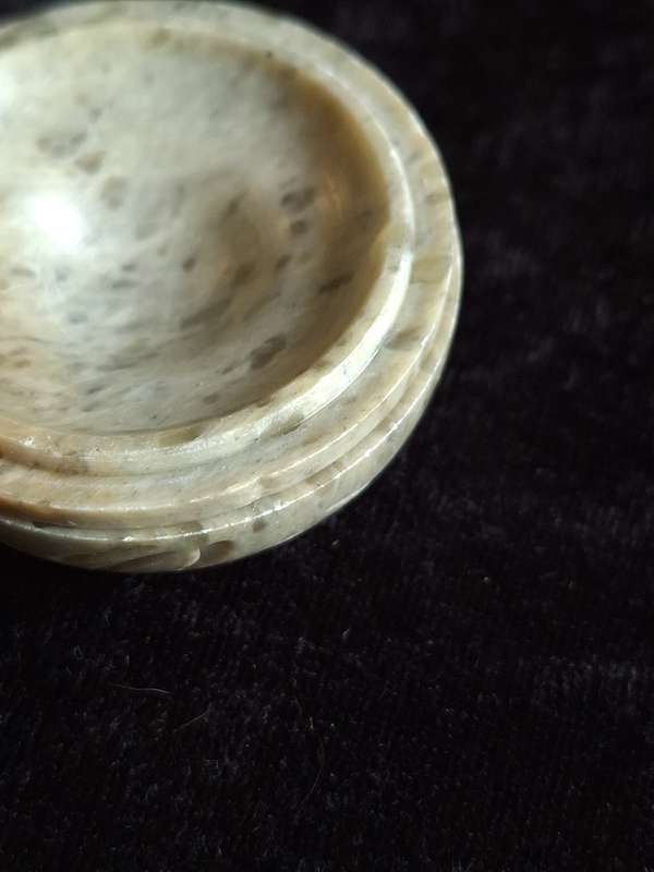 Vintage Indian Hand Carved Soapstone Trinket