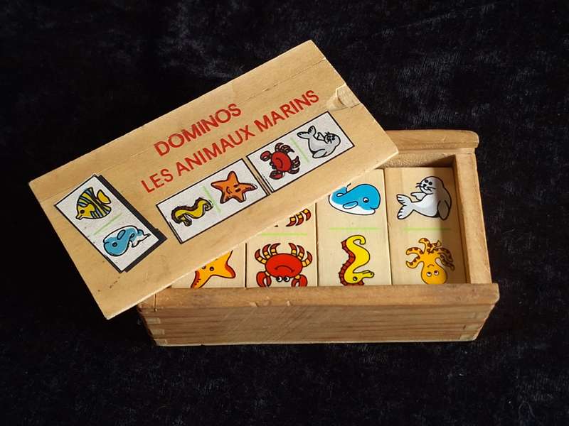 Vintage Wooden Dominos