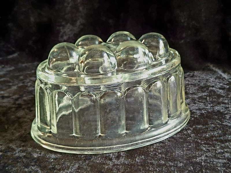 Vintage Glass Jelly Mold