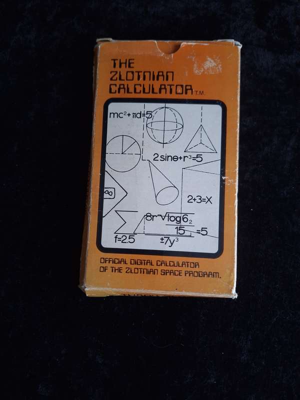 Vintage Zlotnian Calculator Novelty Gag Gift