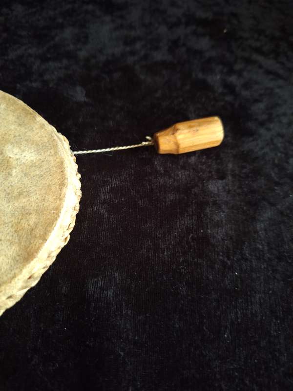 Vintage African Handheld Musical Drum