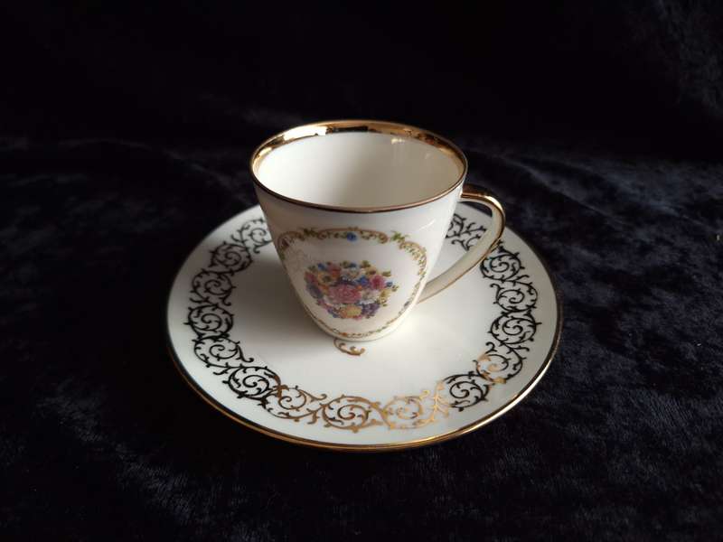 Beautiful Vintage Gloria Western Germany Coffee Duo