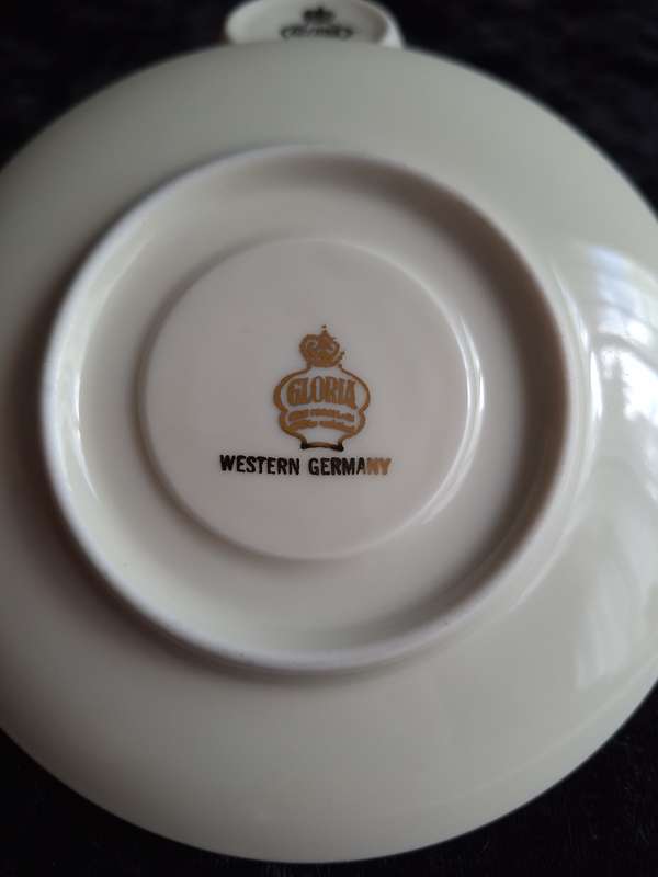 Beautiful Vintage Gloria Western Germany Coffee Duo