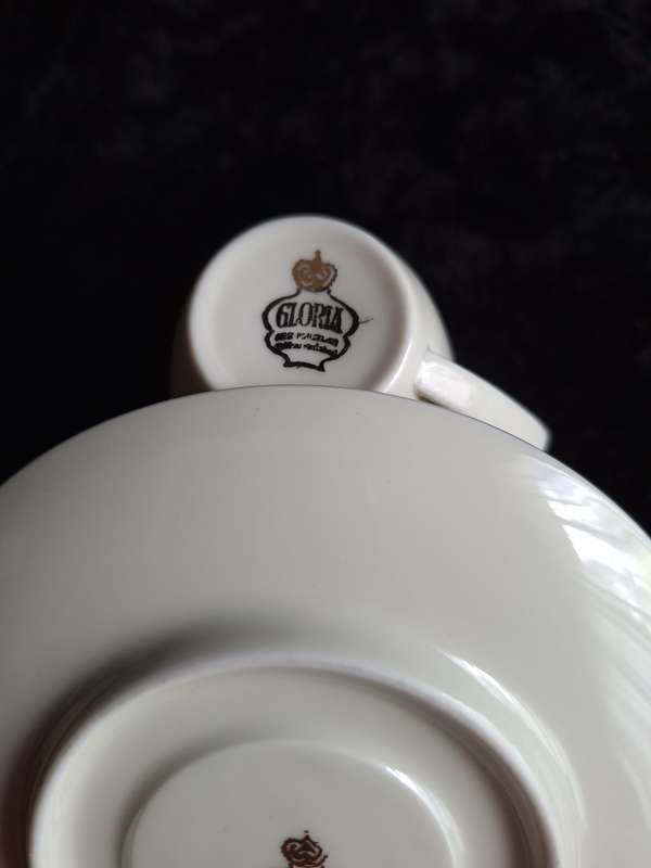 Beautiful Vintage Gloria Western Germany Coffee Duo
