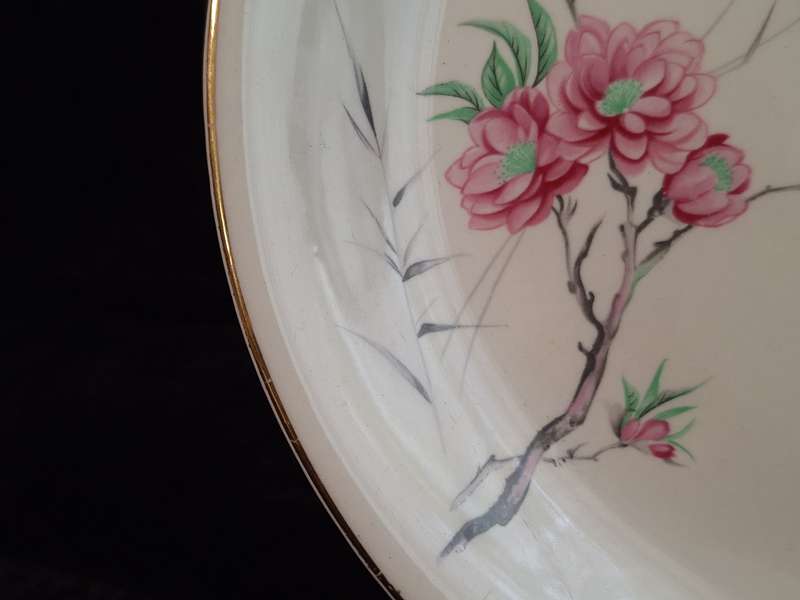 Stunning Vintage Alfred Meakin England - Cherry Blossom Medium Meat Platter