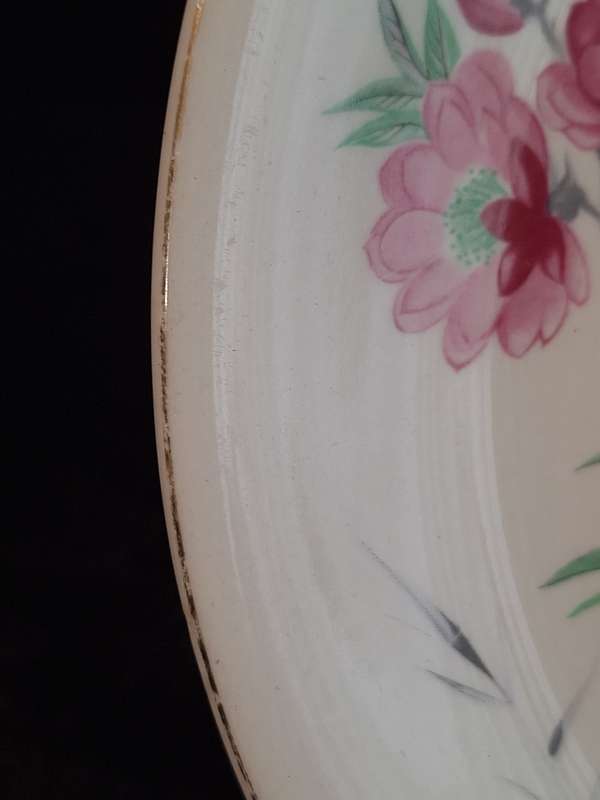 Stunning Vintage Set of 6 Alfred Meakin England - Cherry Blossom Entrée Plates.
