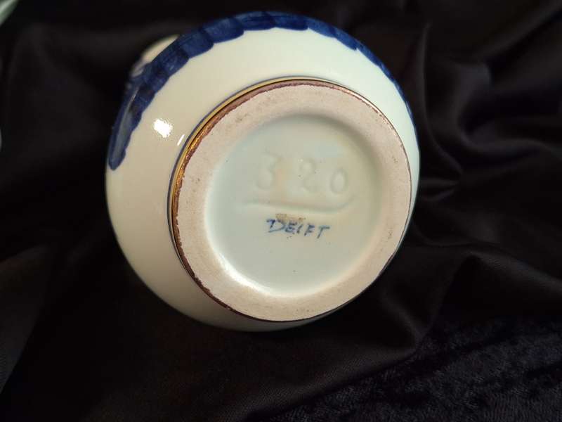 Stunning Vintage Pair of Delft Pitchers