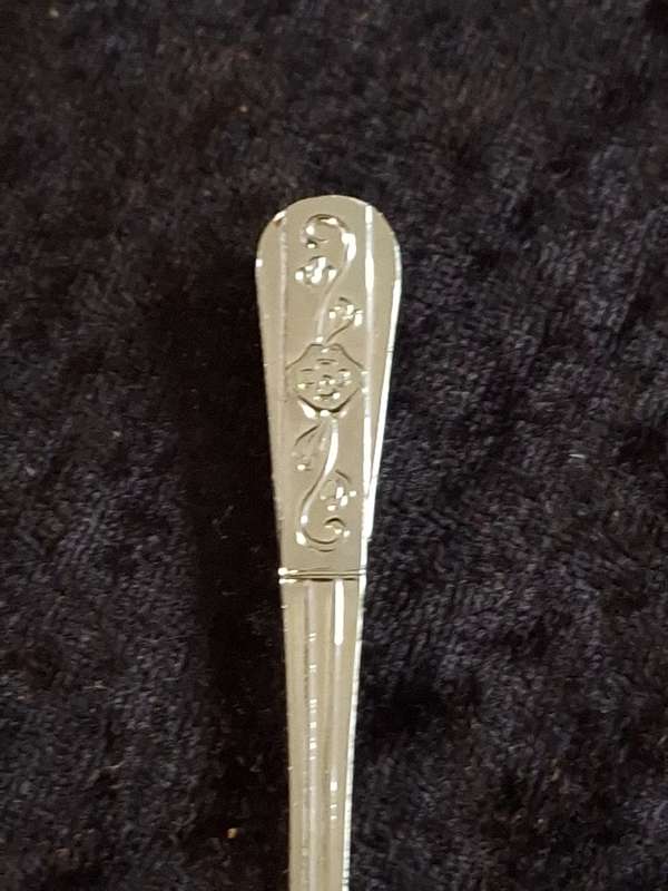 Vintage Chrome Plated Butter Knife.