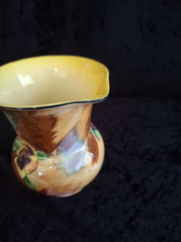 Vintage Hand Painted Viola H & K Tunstall - Made in England Ceramic Jug.