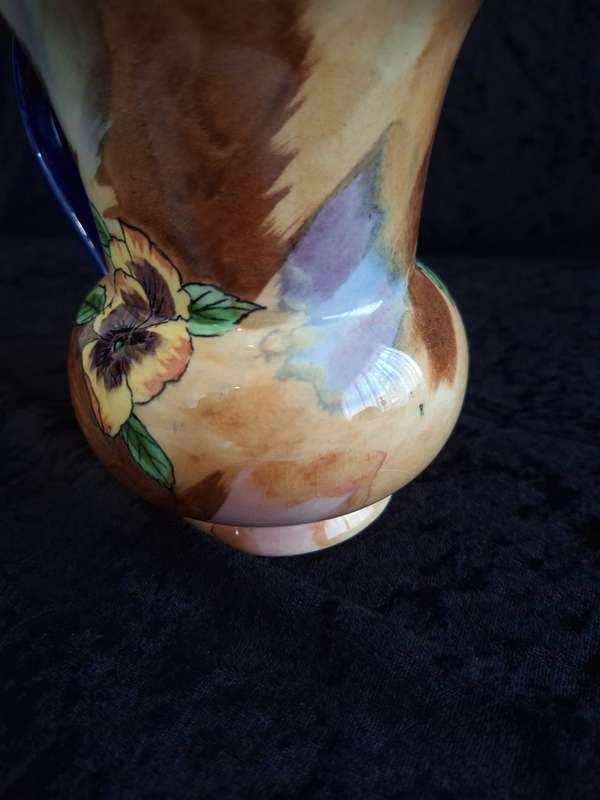 Vintage Hand Painted Viola H & K Tunstall - Made in England Ceramic Jug.