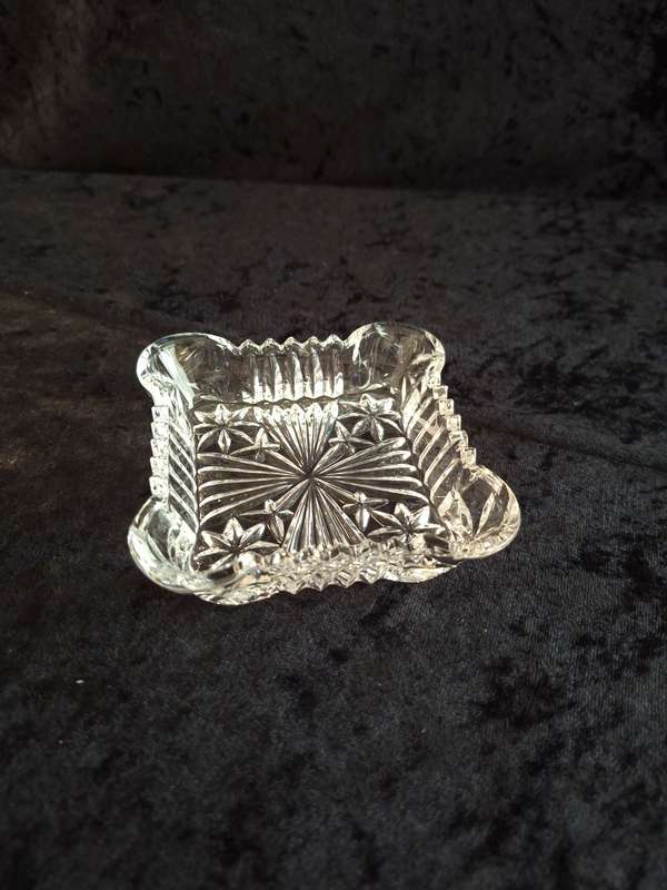 Vintage Pressed Glass Sweet Bowl.