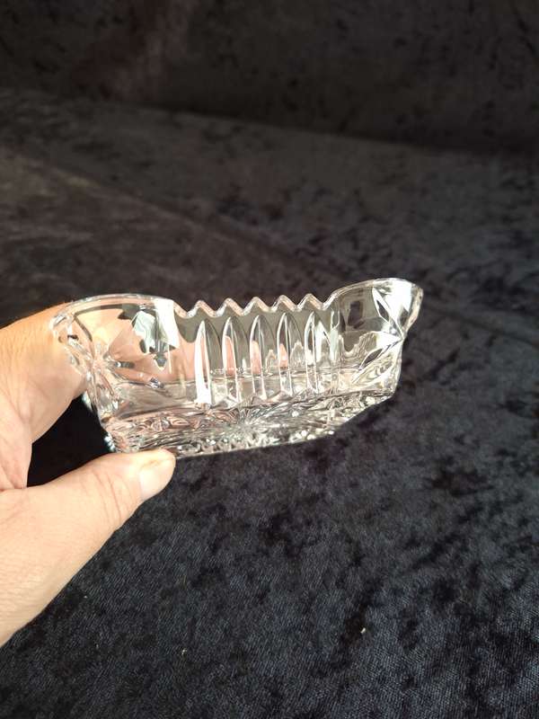Vintage Pressed Glass Sweet Bowl.