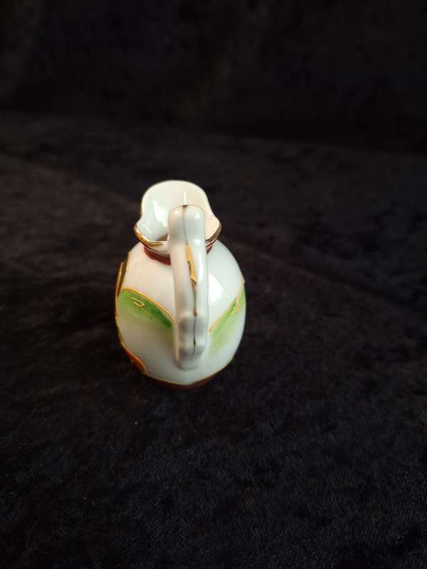 Vintage Miniature Oriental Hand Painted Jug.