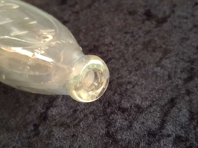 Vintage Glass Griptight England Baby Feeding Bottle.