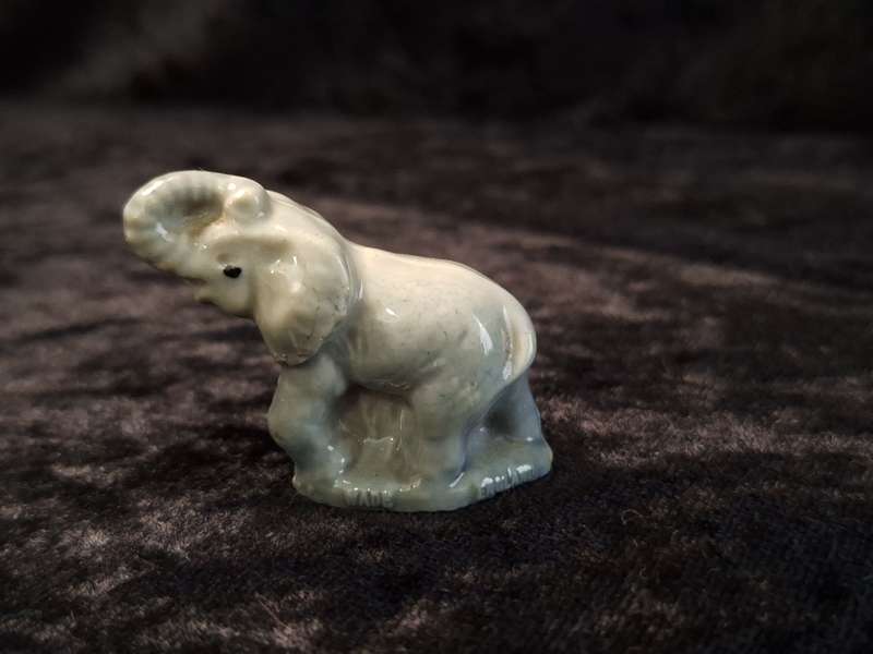 Vintage Wade Whimsie Elephant Figurine.