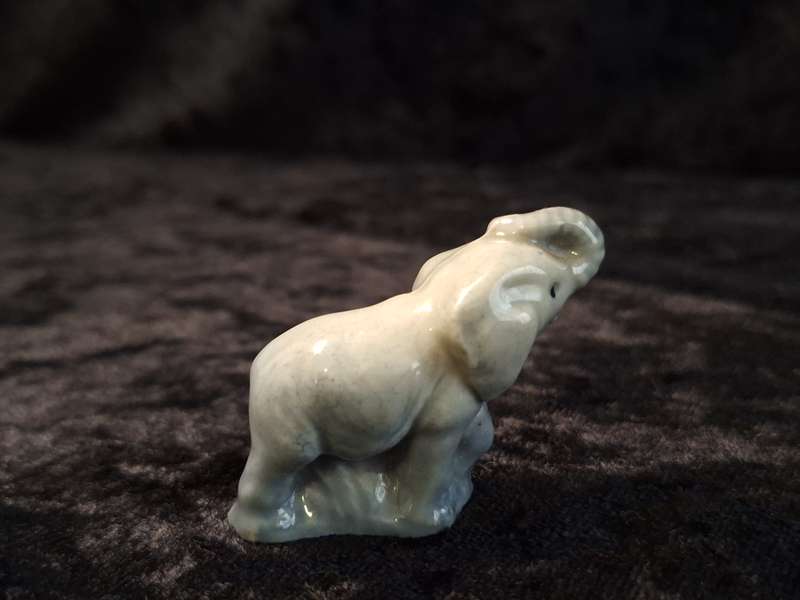 Vintage Wade Whimsie Elephant Figurine.