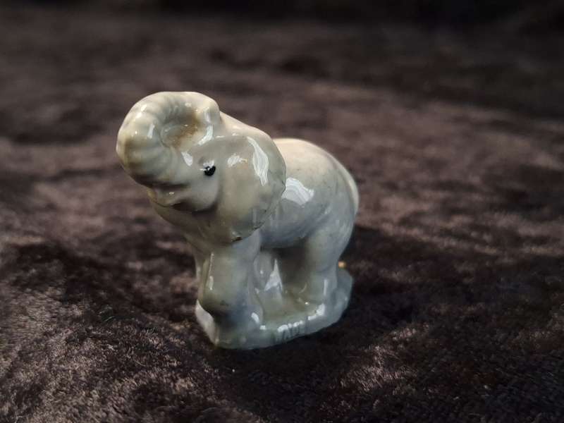 Vintage Wade Whimsie Elephant Figurine.