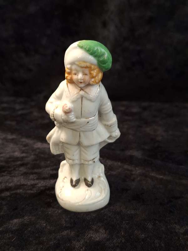 Vintage Miniature Porcelain Figurine.