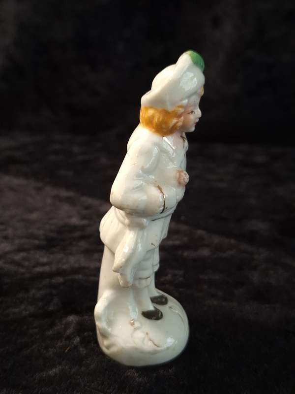 Vintage Miniature Porcelain Figurine.